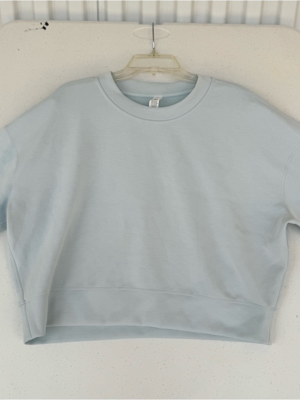 Lululemon Perfectly Oversized Cropped Crew Sweatshirt Women's 10 - Picture 3 of 7